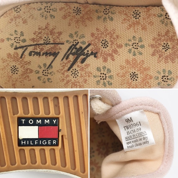 Vintage 90's Tommy Hilfiger Low Top Sneakers, 9M - Picture 5 of 7